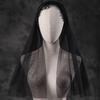 Stylish Vintage Mantilla Veil Latin Mass Lace Veil Spanish Head Covering for Catholic Chapel Bridal Wedding Party Veil
