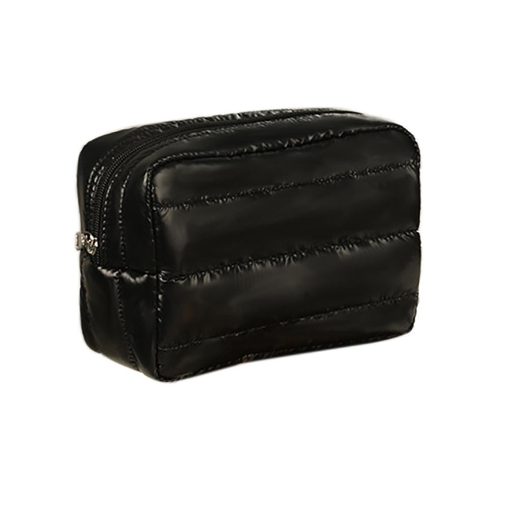 Portable Waterproof Aesthetic Cosmetic Organizer Large Capacity Shock Resistance Quilted Makeup Pouch Washbag Toiletries