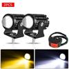 with Switch Motorcycle LED Headlight Universal Auxiliary Spotlight Lamp  Motorcycle Accessories