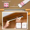 Ultra-thin LED Cabinet Light USB Rechargeable Motion Sensor Light 3 Colors Dimmable Wardrobe Closet Kitchen Lighting Night Lamp