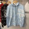 Mens Oversized Cotton Hoodie Streetwear Hip Hop Graphic Print Loose Fit Pullover Sweatshirt Fall