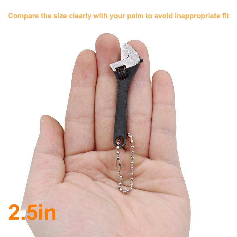 Small Carbon Steel Adjustable Monkey Wrench Tool, 1Pc Shifting Spanner