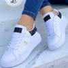 Women's Sneakers 2024 Fashion New Metal Decoration Thick Sole Tenis Feminino Outdoor Casual Lace-up Designer Skateboard Shoes
