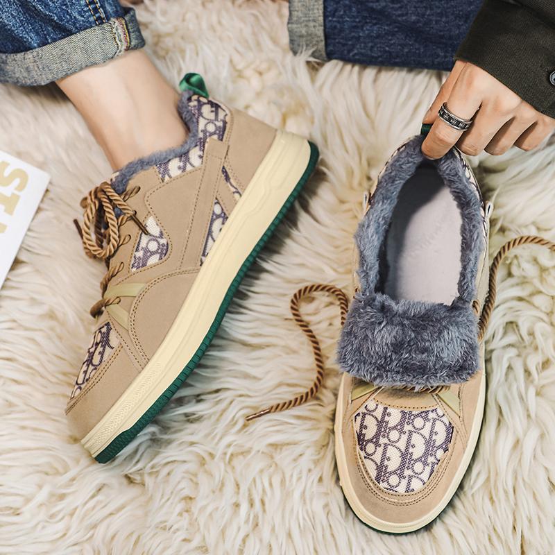 

2023 Winter New High-Top Warm Keeping Casual Shoes Versatile Couples 39-47