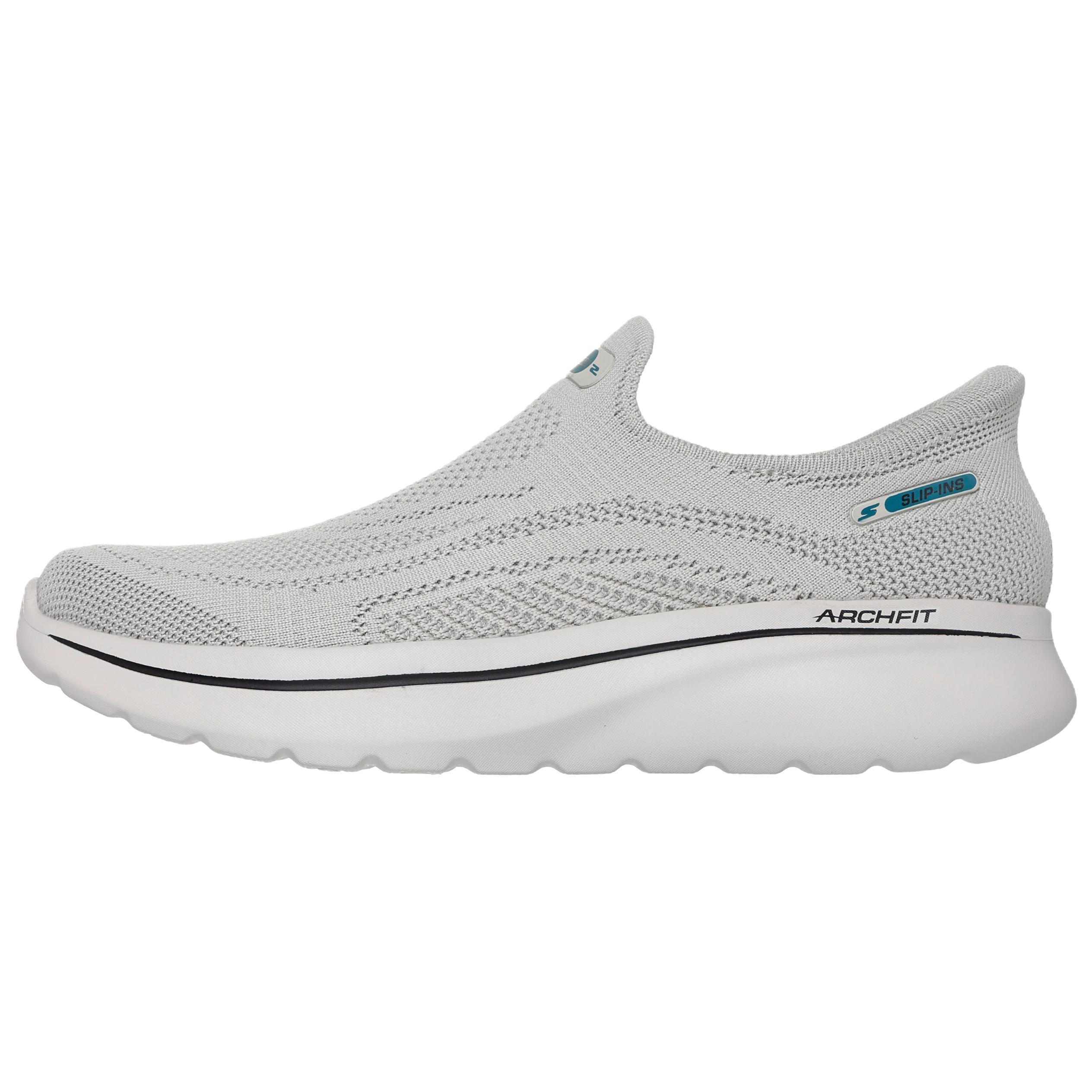 Skechers Go Walk Slip-On Shoes Comfortable Cushioning Sports Casual Shoes Men sneakers Gray 217076-TPE 41