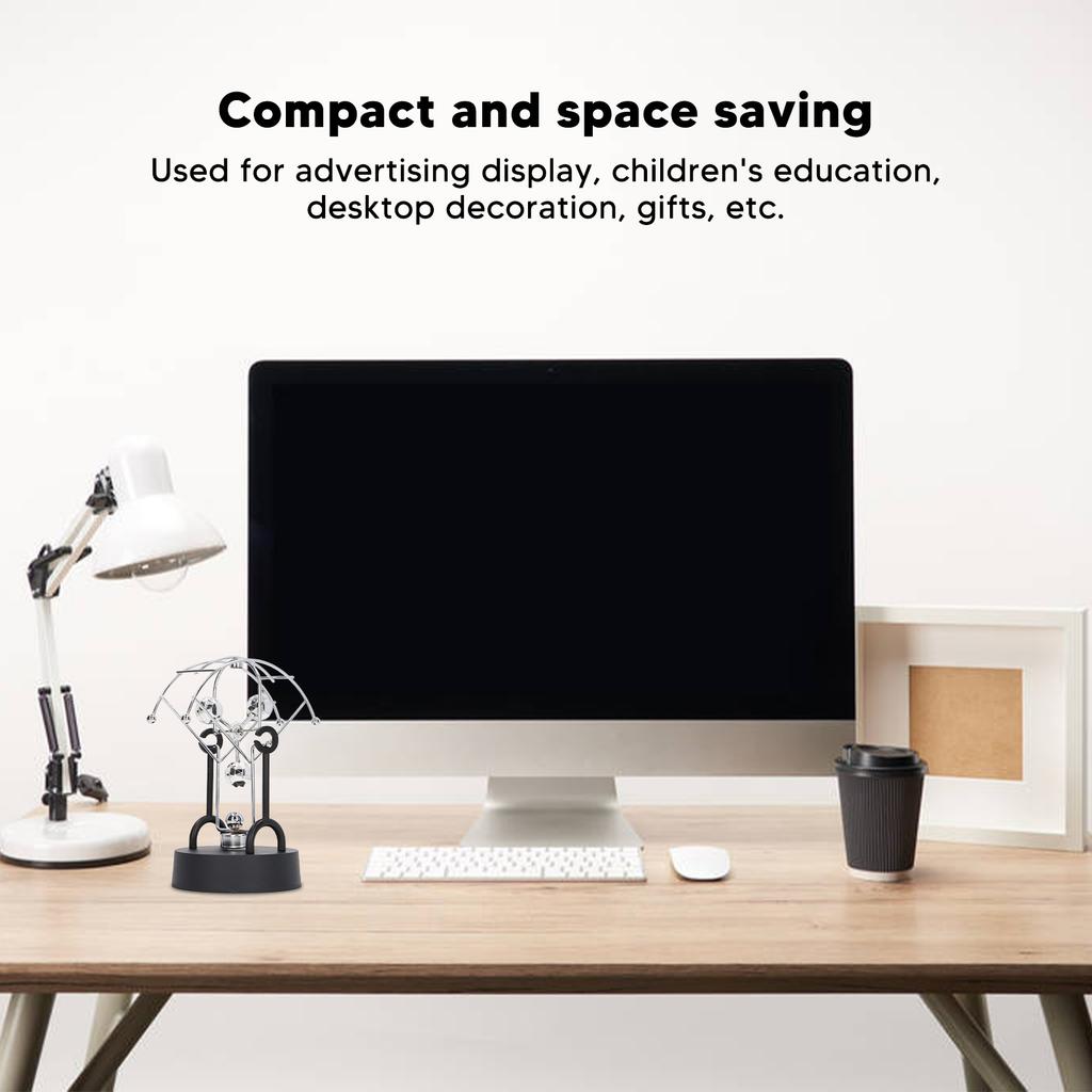 Electronic Perpetual Motion Desk Toy Magnetic Umbrella Shape Desk Decorations for Homes Office Desktop Decor Gifts