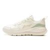 Li Ning Light Lanying Cushioning Abrasion Resistant Breathable Lightweight Rebound Low Top Running Shoes Women's Ecru ARSV076-5