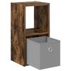 Nightstand 2 pcs Smoked Oak 25.5 x 22 x 49.5 cm