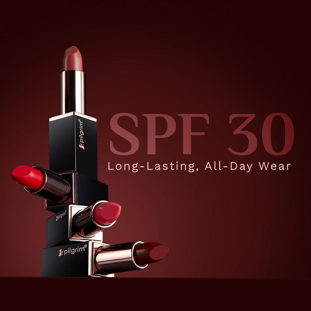 Pilgrim Matt Lippenstift Nude Mystery 05 Pfirsich Intensive Farbe Langanhaltend Feuchtigkeitsspendend 4,2g Packung à 1