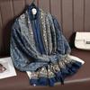Scialle Pashmina di Lusso Invernale in Cashmere Avvolgente da Donna Sciarpe Calde Autunnali Design Stampa Foulard Femminile Stole Sciarpa di Cotone