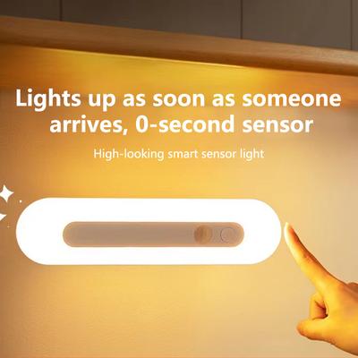Bezdrátové LED noční světlo Snímač pohybu Světlo Skříň Noční lampa Pro Kuchyň Ložnice Detektor Skříň Osvětlení schodiště Podsvícení