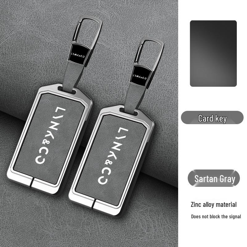 Metal Protective Shell for Lynk & Co Card Key: Anti-fall, High-end with Buckle & Hanging Bag