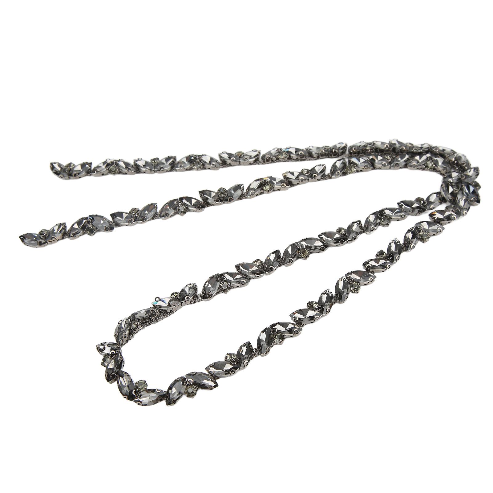 

Стеклянная цепочка с когтями высокой твердости, однорядные полосы из стразов для одежды, обуви, ювелирных изделий