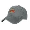 Gorra de Béisbol con Visera ACDC Rock Fashion para Hombre y Mujer