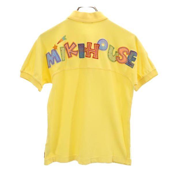 MIKIHOUSE Vyrobeno v Japonsku Výšivka loga na zádech Polokošile s krátkým rukávem LM Dámská Použitá