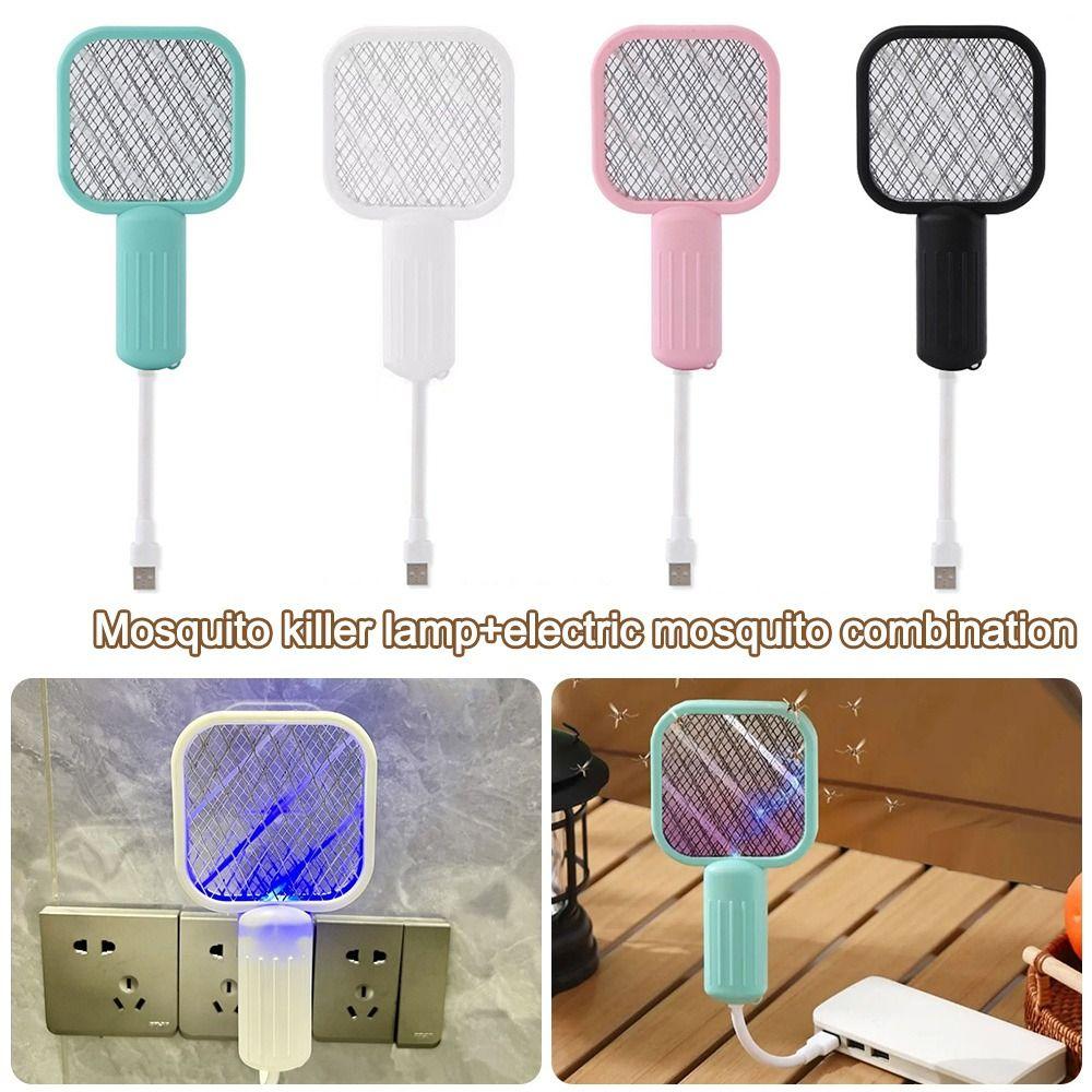 Durable Electric USB Mosquito Swatter Portable UV Light Trap Pest Control Mini Mosquito Killer Lamp