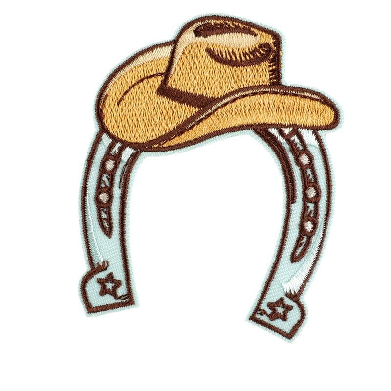 Dooku Original Western Cowboy Stickaufnäher für Schuhe & Bekleidungszubehör