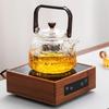 Yaji Glass Steam & Boil Teapot with Handle
