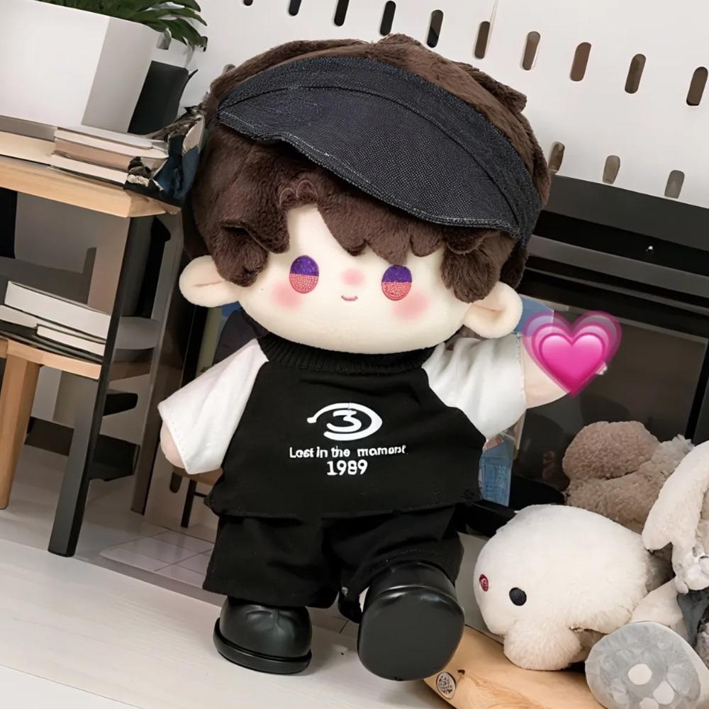 1 Set Peaked Cap 20cm Cotton Doll Clothes Outfit Plush Doll Clothes  Doll Accessories
