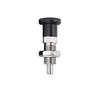 M8 M10 M12 M16 M20 M24 Fine Thread Black Self Locking Index Bolts Plastic Knob Stainless Steel Indexing Plunger With Nut