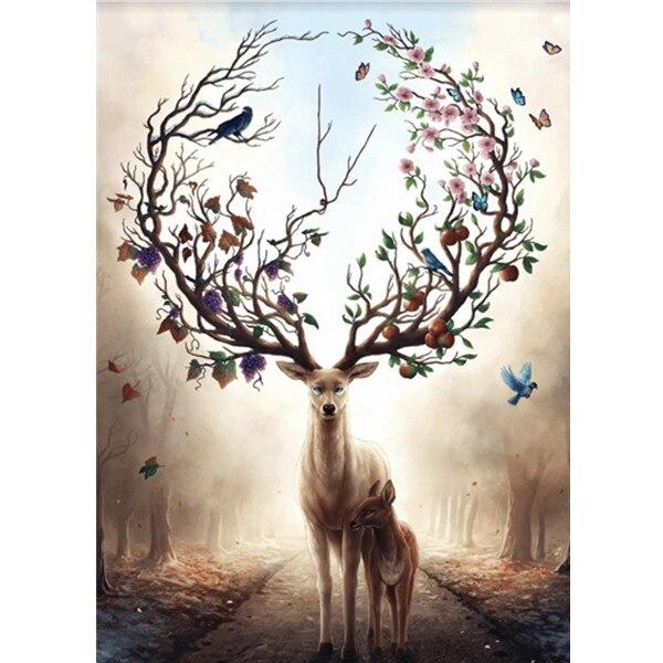 5D DIY Characters Animal Portraits Home Decoration Diamond Embroidery Diamond Painting Cross Stitch Mosaic Kit Hanging Picture