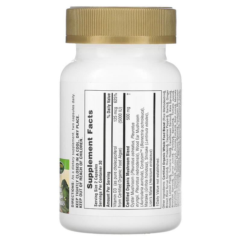 Source of Life, Garden, Organic Vitamin D3, 60 Vegan Capsules