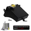 Aluminum 1.5L Coolant Overflow Tank For Nissan 240SX 240SX S13 SR20DET KA24DE KA24E KA24 Auxiliary Cooling Kettle