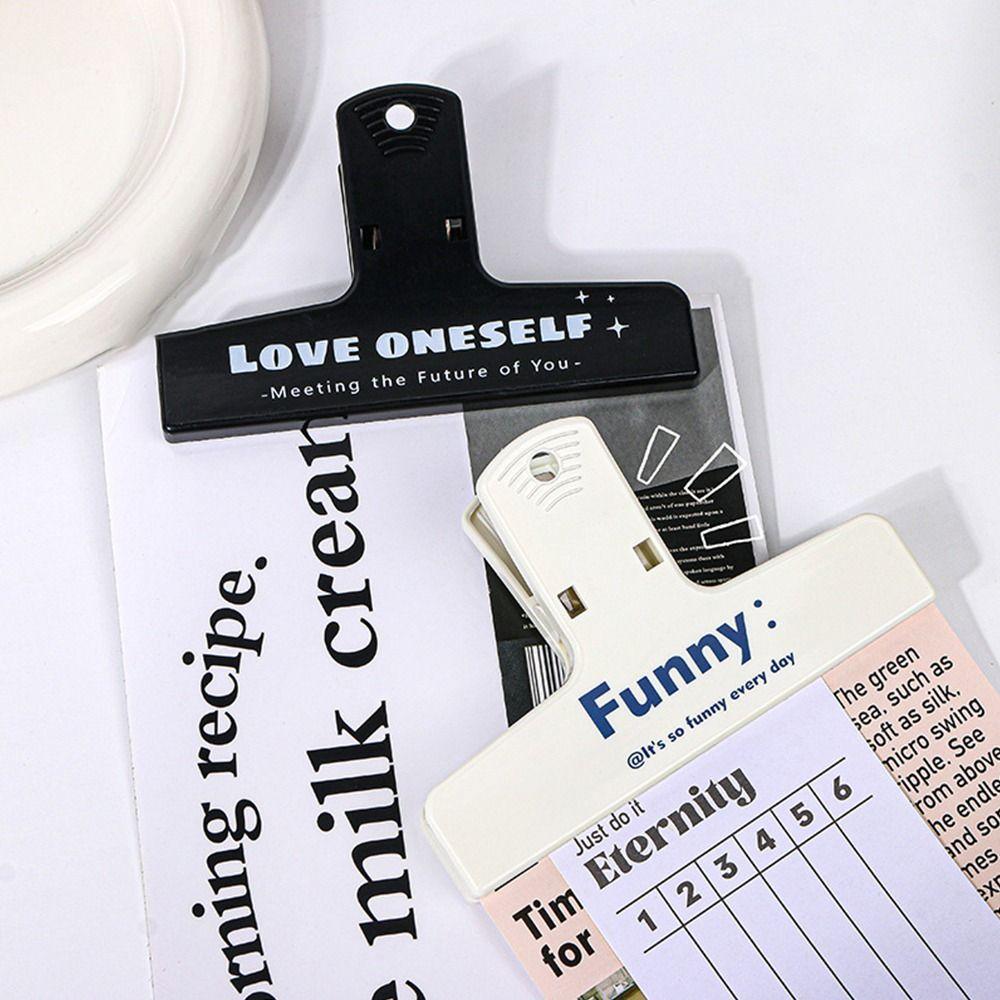 Plastic Receipt Storage Folder Stationery Securing Clip New Magnetic Clip