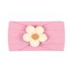 6 pieces high-elastic jacquard nylon headband, baby girl soft nylon hair band, baby hair accessories set