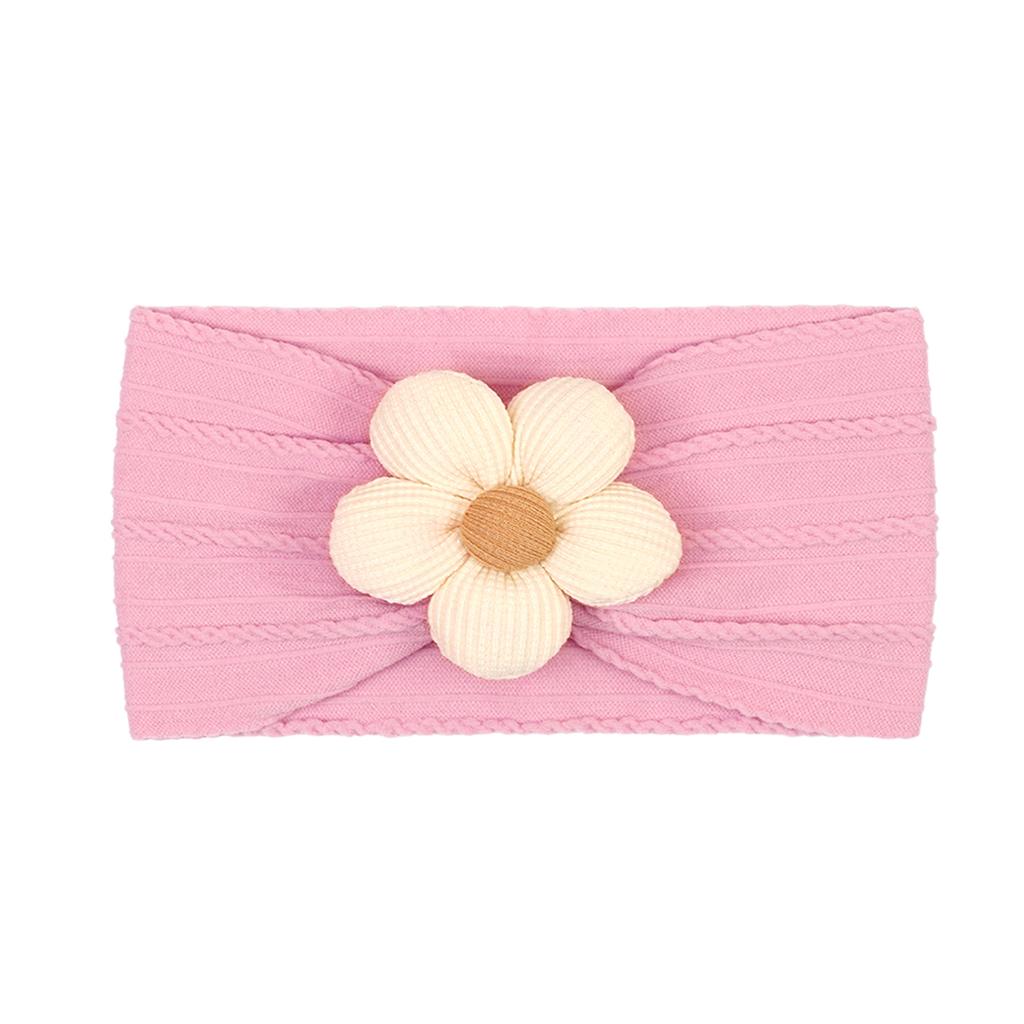 6 pieces high-elastic jacquard nylon headband, baby girl soft nylon hair band, baby hair accessories set