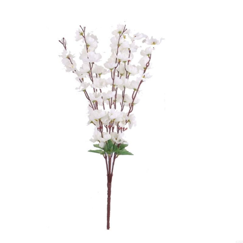 62KD 7 Forks Spring Simulation Artificial Flowers Silk Flower Home Flower Arrangement