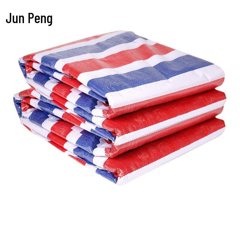 Junpeng Outdoor Plastic Striped Rain Tarp