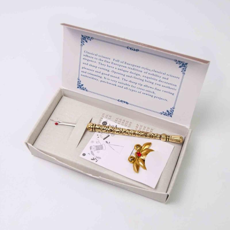 Sewing Seam Unpicker with Easy Insert Needle Threader for Removing Thread, Hand Quilting Embroidery Needlework Project