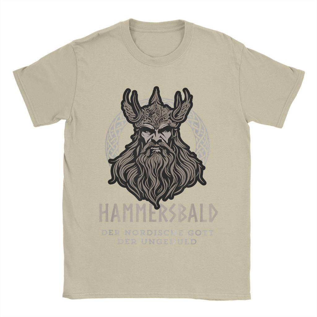 Hammersbald God of Impatience TShirt for Men  Vintage 100 Cotton Tee Shirt O Neck Short Sleeve T Shirt New Arrival Clothing