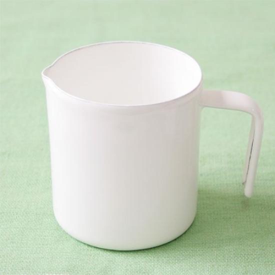 

Эмалированная чашка для риса белая белый