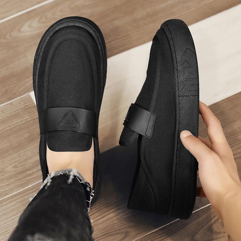 Men's Vulcanized Shoes Classic Low-top Canvas Shoes Breathable Canvas Casual Shoe Fashion Skateboard Shoes Lace Up Men Sneakers