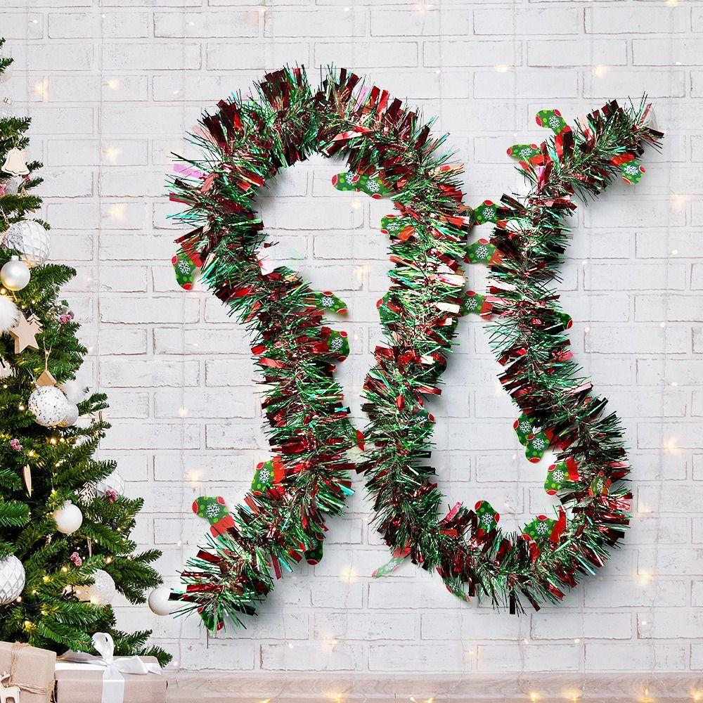 Bright Color Xmas Tree Decor Ribbon 2m Tinsel Garland Fashion Christmas Party Props  Home Decor