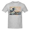 Japanese Waves Hokusai Vintage T Shirts Graphic Y2k Idea Oneck Unisexs Wounisex T Shirts Clothes