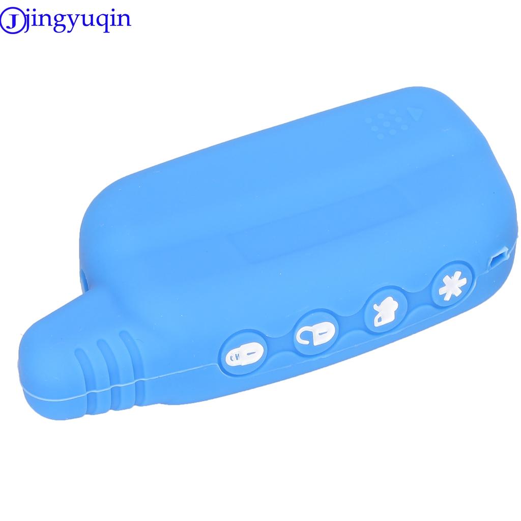 jingyuqin Silicone Car Key Case For Panther SLK 300 SLK 350 400 450 600RS 625RS 650RS 675RS 2 car alarm LCD keychain Remote