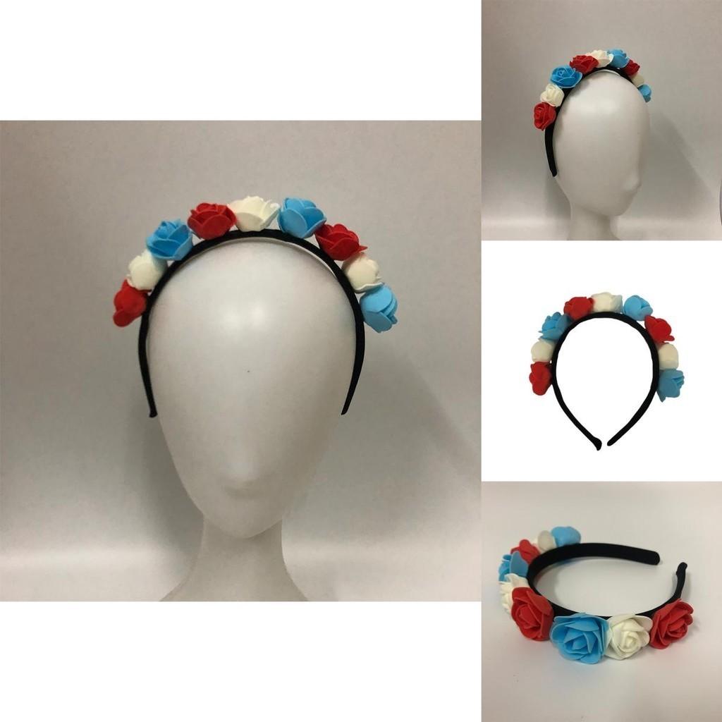 Stunning Red White Blue Flower Crown A Must-have For The Queen's 70th Platinum Jubilee