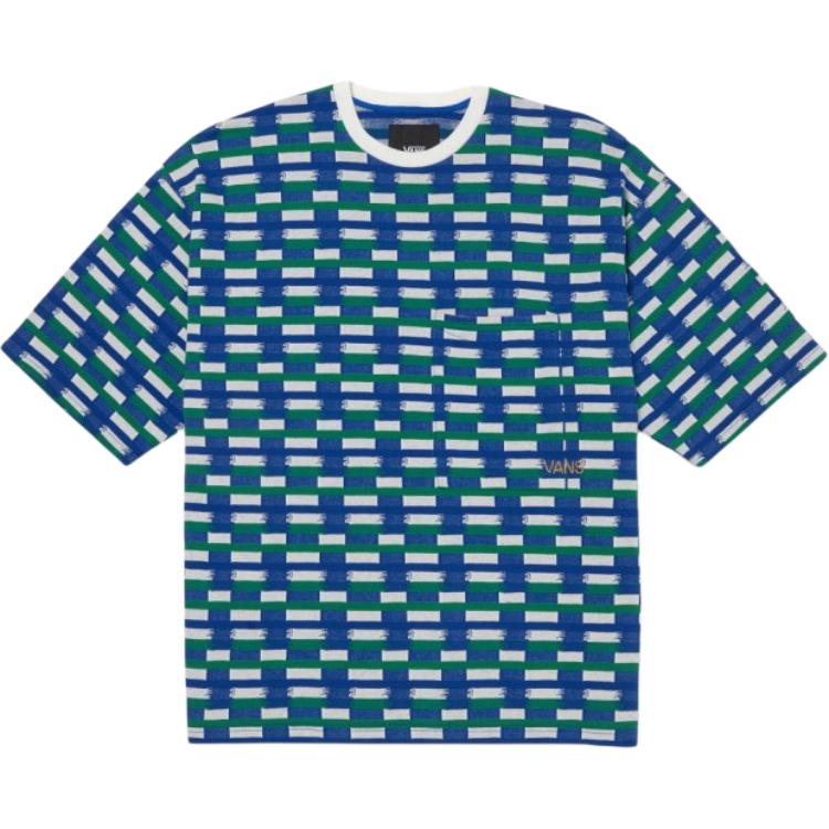 Vans T Shirts Men s Blue Crew Neck Moderate VN000H2TCYH1 M