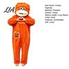 Cartoon Creature Costume Big Mouth Onesie Pajamas, Halloween Pumpkin Fleece Loose Fit Pajamas Hooded Unisex One Piece Sleepwear Loungewear