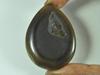 37x49X08 MM Dyed Black Onyx Druzy Agate Pear Cabochon Loose Gemstone 98Cts. SK-4667