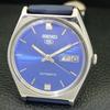 SEIKO 5 AUTOMATIC 6309A JAPAN MENS VINTAGE BLUE COLOR DIAL WATCH a701645-5 R206c-a701645