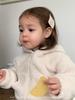 Children's Bunny Ear Lambswool Jacket - 2025 New Korean Style Warm Autumn Winter Coat for Baby Girls