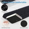 2PCS L-Shaped Ergonomic Desk Edge Cushion Memory Foam Mouse Pad Elbow Pillow Keyboard Wrist Rest Pad for Gaming Office Typing