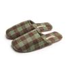 Women's Luxury Checkered Suede Fleece Slippers - Non-Slip Lightweight Tendon Sole