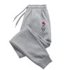 Mens Outdoor Casual Pants 2D Print Comfortable Loose Fit Multi Pockets