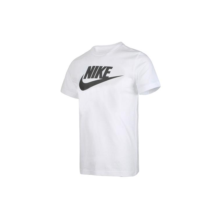 Nike T Shirts Men's White Crew Neck Moderate Straight Fit BV0629-100