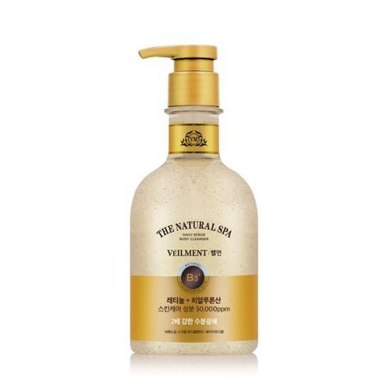 VEILMENT Natural Spa Moisture Glow Scrub Body Wash 600g (Choose 1 of 5)